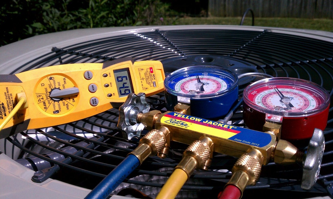 C&N Mechanical diagnosing an AC system with manifold gauges